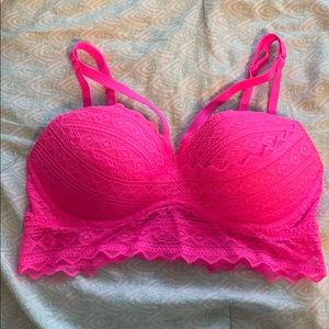 PINK padded bralette